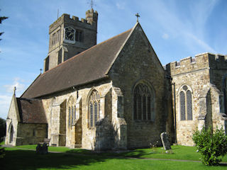 photo of All Saints' Church burial ground